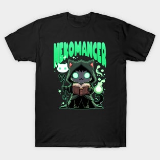 Nekomancer Kawaii Cat Necromancer T-Shirt